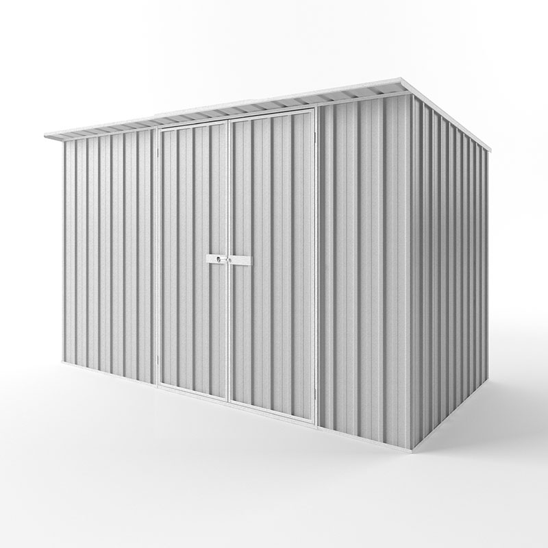 skillion roof 3.75m x 1.90m x 2.10m / zinc - garden sheds