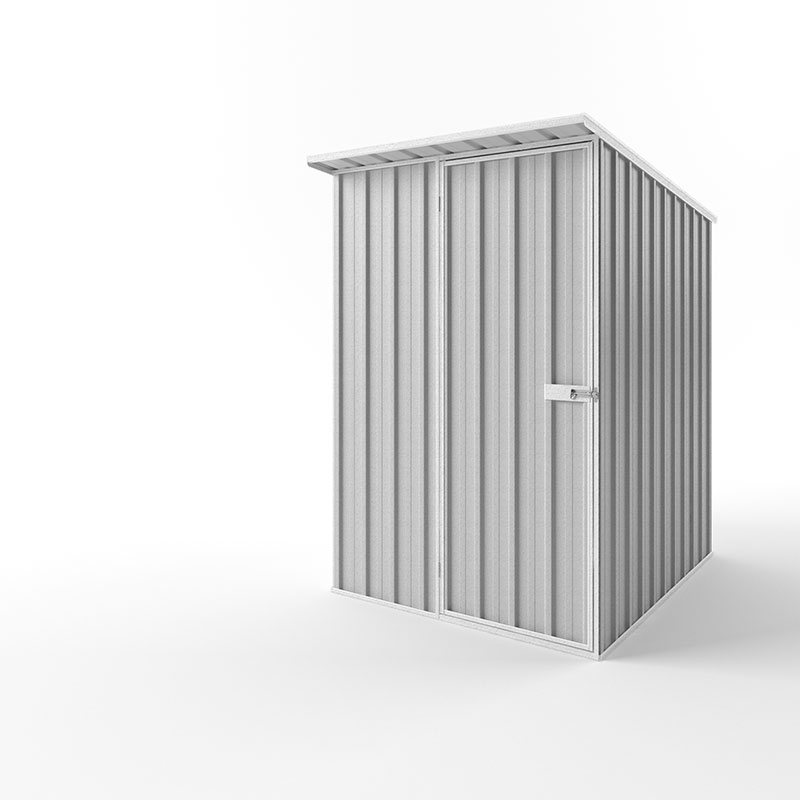 Skillion Roof 1.50m x 1.90m x 2.10m / Zinc - Garden Sheds 